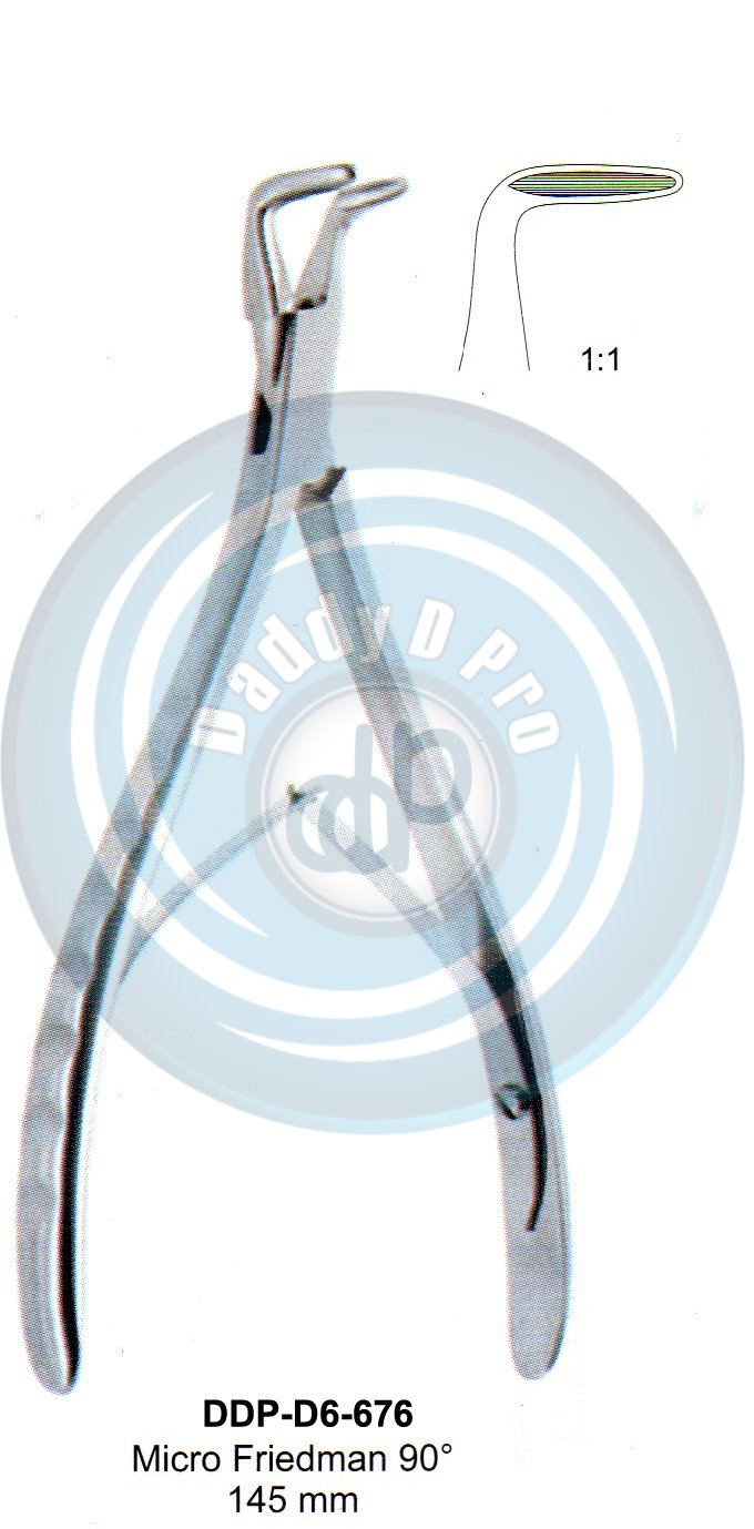 BONE RONGEUR  MICRO FRIEDMAN 145MM 90 DEGREE  ANGLED