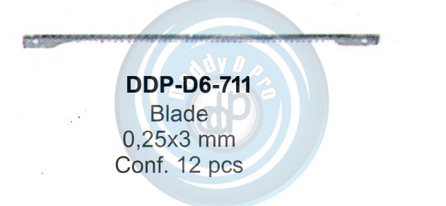 CROWN REMOVER BLADE 0, 25X3 MM  CONF.12PCS