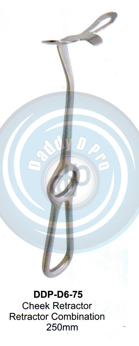 RETRACTORS , MOUTH GAGS RETRACTORS  CHEEK RETRACTOR RETRACTOR COMBINATION 250MM