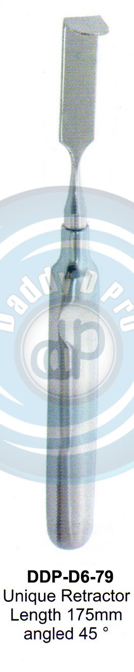 RETRACTORS , MOUTH GAGS RETRACTORS  UNIQUE RETRACTOR LENGTH 175MM ANGLED 45 DEGREE