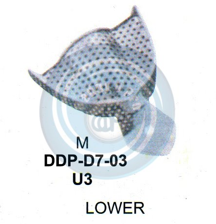IMPRESSION TRAYS PERFORATED RIM LOCK UPPER M U3