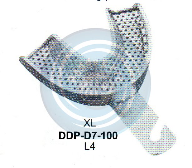 IMPRESSION TRAYS MESH TYPE LOWER XL L4