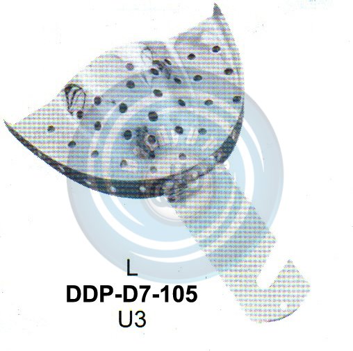 IMPRESSION TRAYS ENGLISH PATTERN PUNCHED TYPE UPPER L U3