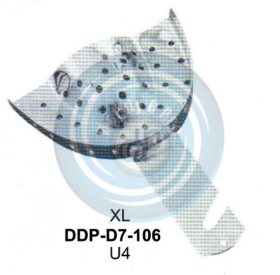 IMPRESSION TRAYS ENGLISH PATTERN PUNCHED TYPE UPPER XL U4