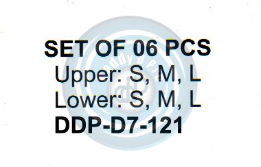 IMPRESSION TRAYS MESH TYPE LOWER/ UPPER SET OF 06 PCS
