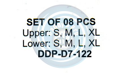 IMPRESSION TRAYS MESH TYPE LOWER/ UPPER SET OF 08 PCS