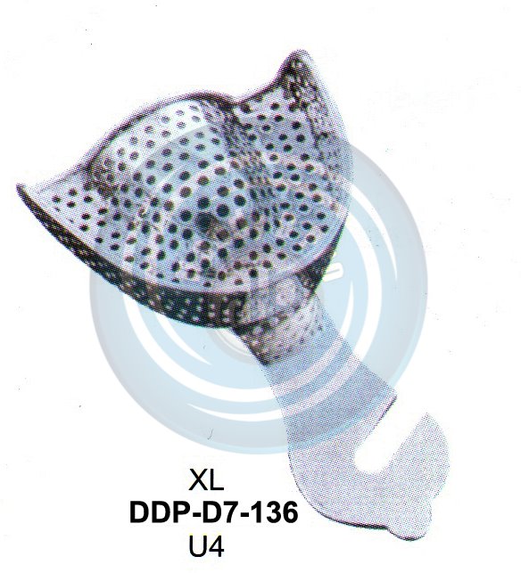 IMPRESSION TRAYS PERFORATED FULL DENTURE UPPER XL U4