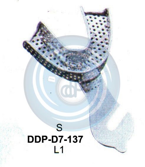 IMPRESSION TRAYS PERFORATED FULL DENTURE LOWER S L1