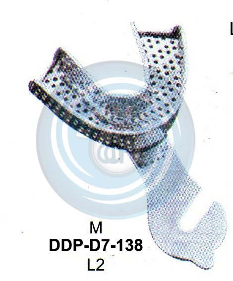 IMPRESSION TRAYS PERFORATED FULL DENTURE LOWER M L2
