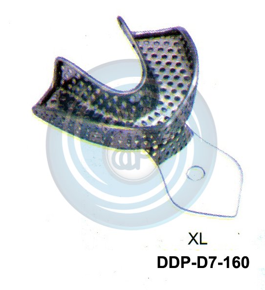 IMPRESSION TRAYS  ORTHODONTIAL PERFORATED LOWER XL