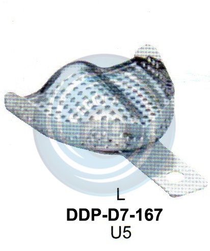 IMPRESSION TRAYS PERFORATED WITHOUT RIM LOCK UPPER L U5