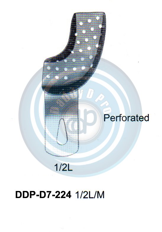 IMPRESSION TRAYS PERFORATED 1/2L/M