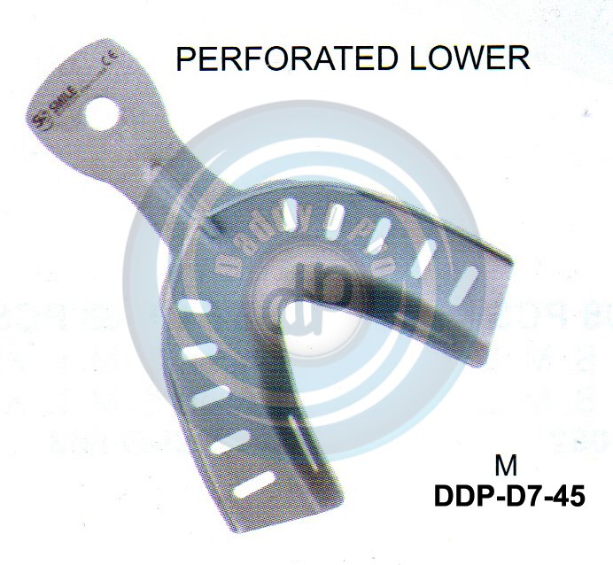 IMPRESSION TRAYS PERFORATED LOWER M
