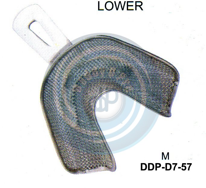 IMPRESSION TRAYS SPECIAL PATTERN OF IMPRESSION TRAYS MADE OF BRASS LOWER M
