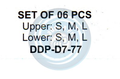 IMPRESSION TRAYS SOLID FULL DENTURE UPPER / LOWER SET OF 06 PCS.