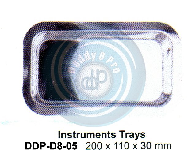HOLLOW WARE INSRUMENTS INSTRUMENTS TRAYS  200X110X 30MM