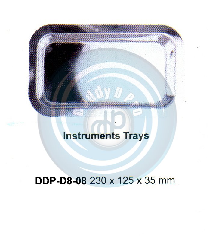 HOLLOW WARE INSRUMENTS INSTRUMENTS TRAYS 230X125X35MM