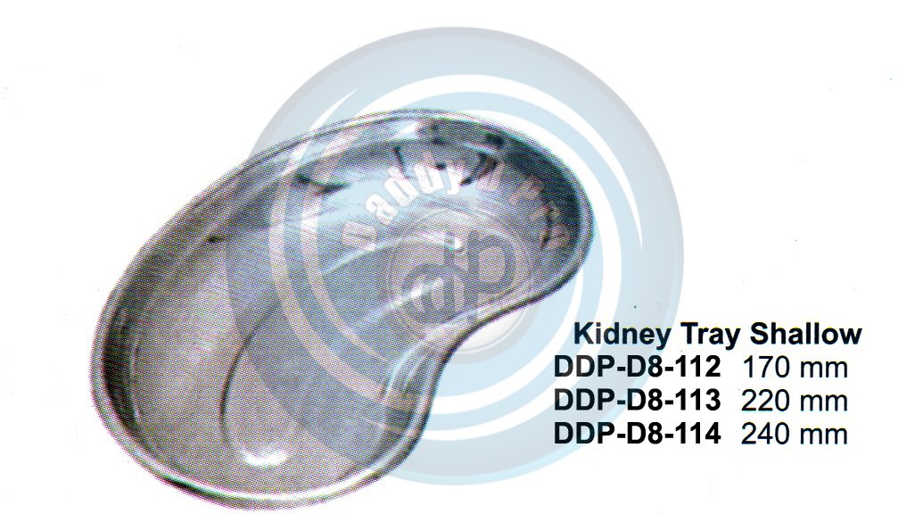 HOLLOW WARE INSTRUMENTS  KIDNEY TRAY SHALLOW