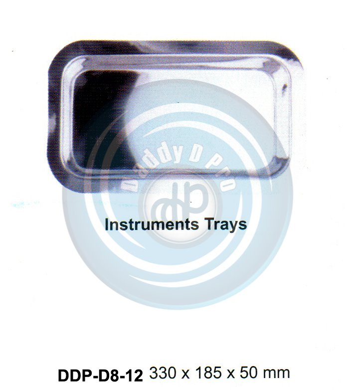 HOLLOW WARE INSRUMENTS INSTRUMENTS TRAYS 330X185X50MM