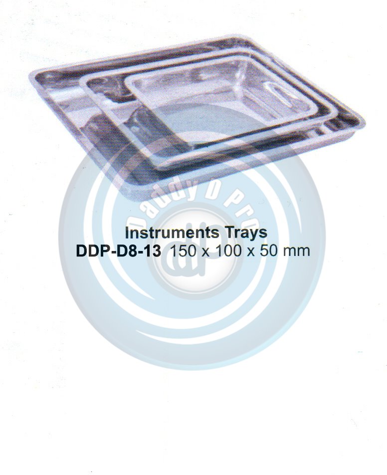HOLLOW WARE INSTRUMENTS INSTRUMENTS TRAYS 150X100X50MM