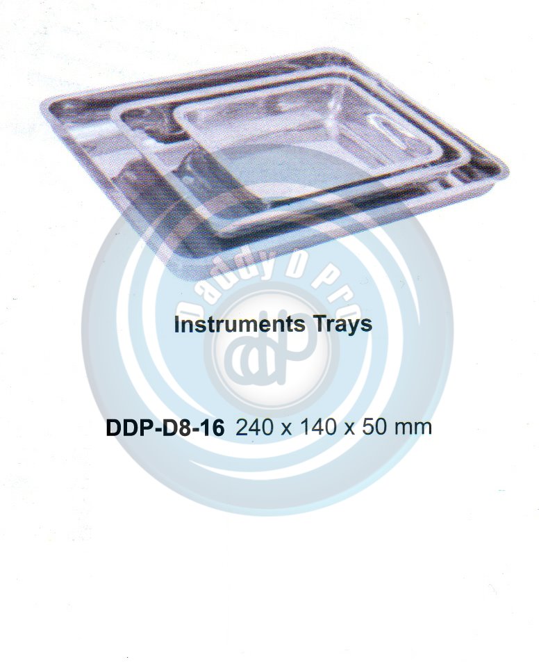 HOLLOW WARE INSTRUMENTS INSTRUMENTS TRAYS 240X140X50MM