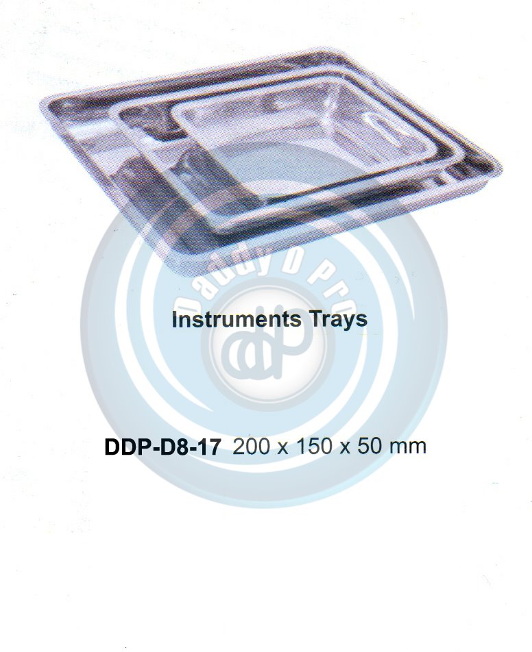 HOLLOW WARE INSTRUMENTS INSTRUMENTS TRAYS 200X150X50MM