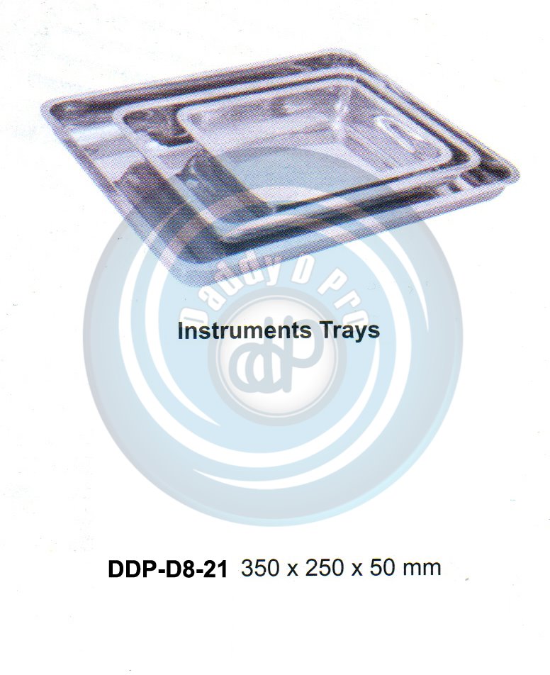 HOLLOW WARE INSTRUMENTS INSTRUMENTS TRAYS 350X250X50MM