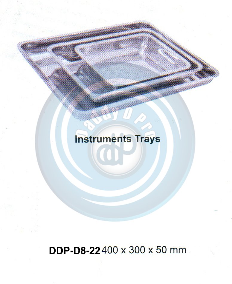 HOLLOW WARE INSTRUMENTS INSTRUMENTS TRAYS 400X300X50MM