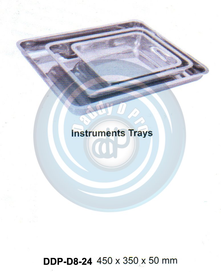 HOLLOW WARE INSTRUMENTS INSTRUMENTS TRAYS 450X350X50MM